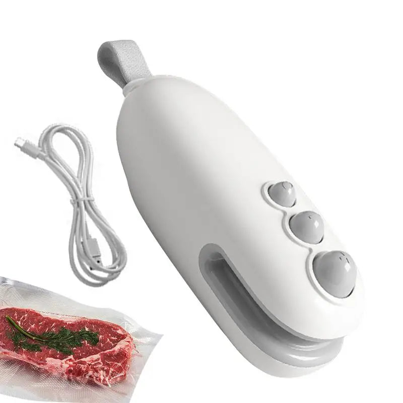 2-in-1 Mini Portable Thermal Bag Sealer – USB Rechargeable Thermal Bag Sealer Qme