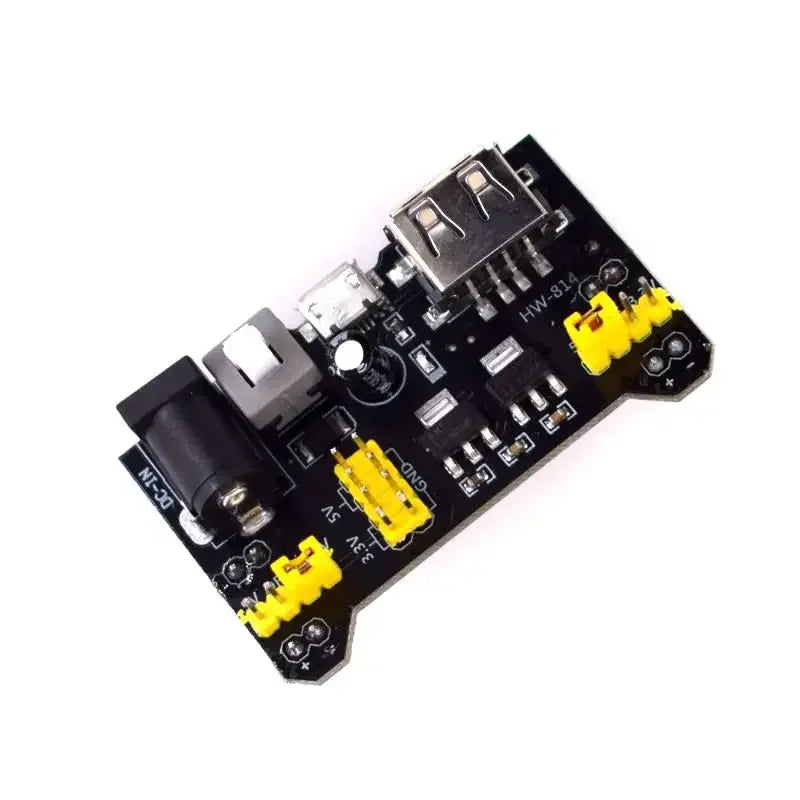 MB-102 Breadboard Power Supply Module 5V 3.3V USB & DC Input Breadboard Power Module Qme