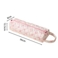 Large Capacity Quilted Polyester Hair Dryer Storage Bag Hair Dryer Storage Bag Qme bow