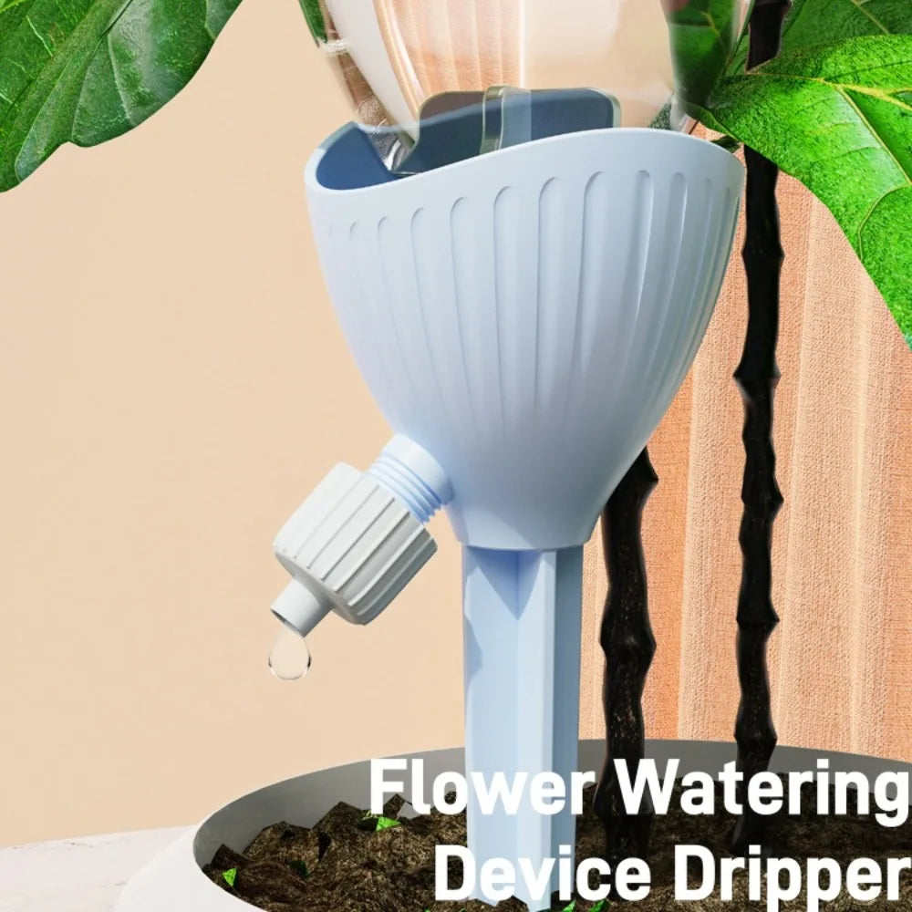 Automatic Drip Irrigation Spike – Adjustable Flow Plant Waterer Drip Irrigation Spike Qme
