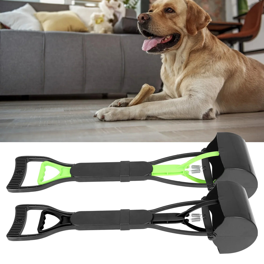 Dog Pooper Scooper Long Handle Jaw Grabber Pet Waste Picker Pet Waste Scooper Qme