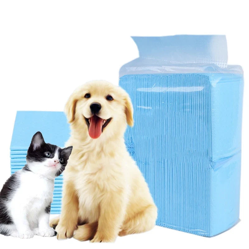 Disposable Thickened Dog & Cat Training Pee Pads – 5 Sizes Pet Training Pads Qme