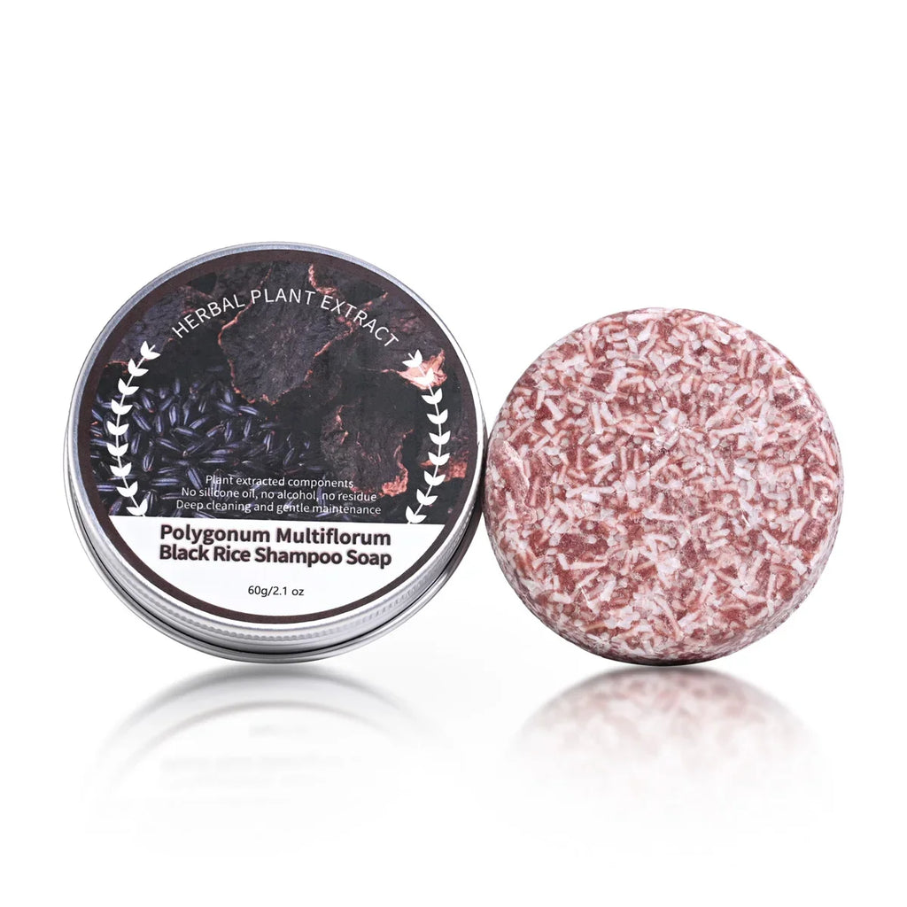 Polygonum Multiflorum Organic Shampoo Bar & Rice Water Soap Solid Shampoo Bar Qme
