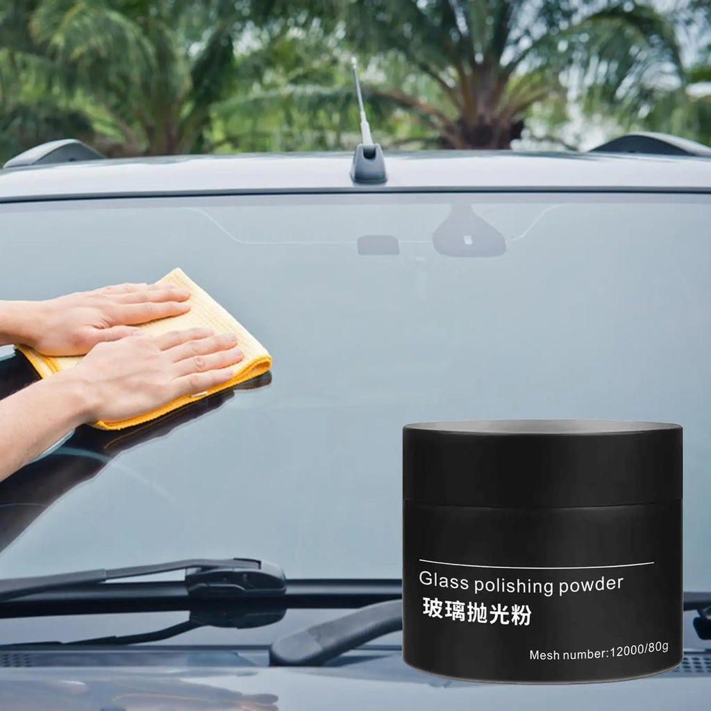 Glass Polishing Powder – Car Window Scratch & Oil Film Remover Glass Polishing Powder Qme