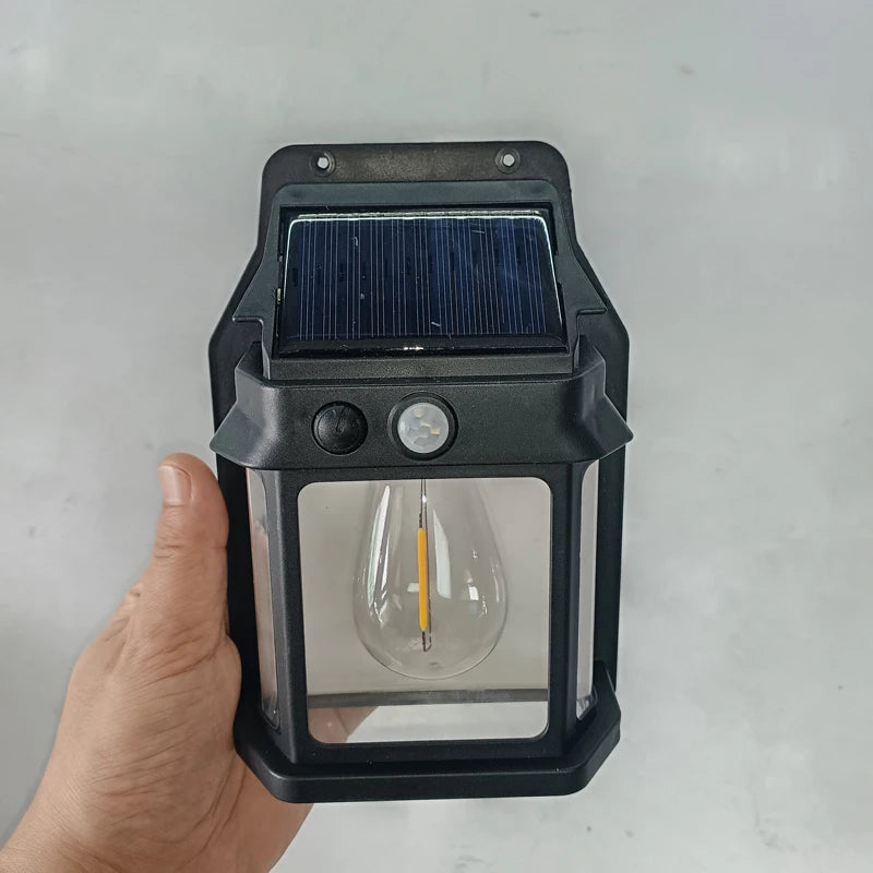 Solar Motion Sensor Outdoor Light – 3 Modes, IP65 Weatherproof Solar Outdoor Light Qst 0-5W