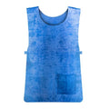 Summer Cooling Vest – Lightweight Ice Fabric for Outdoor Sports Cooling Sport Vest Qme Blue