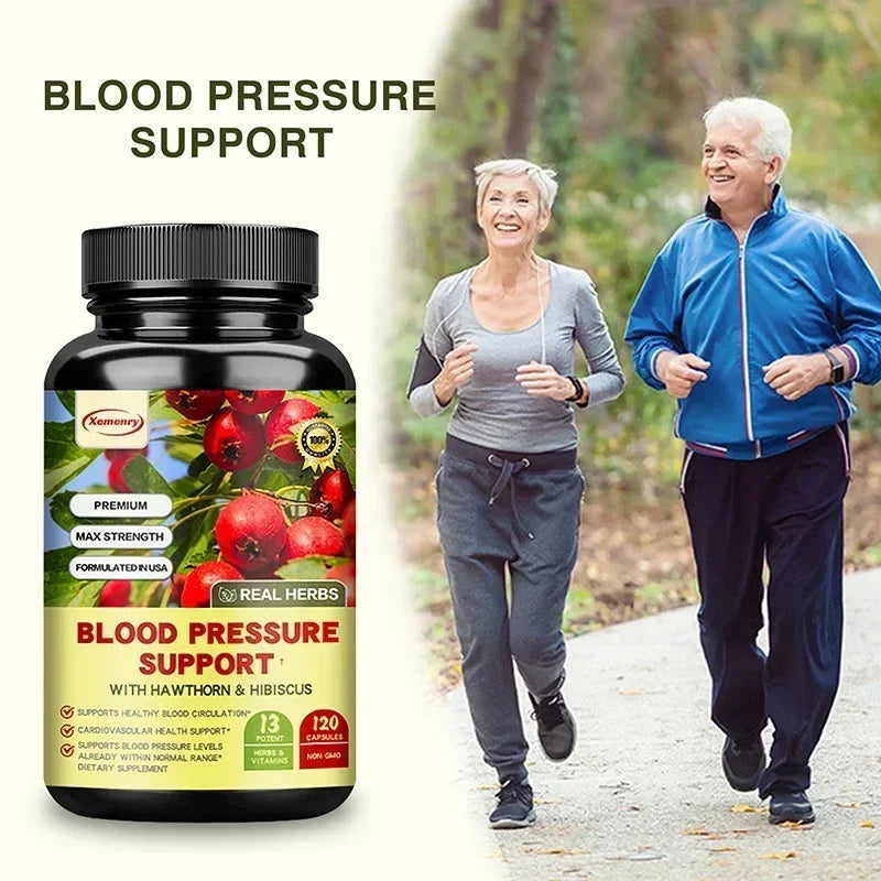 Cardiovascular Support Supplement – Hawthorn & Hibiscus Herbal Health Supplement Qst