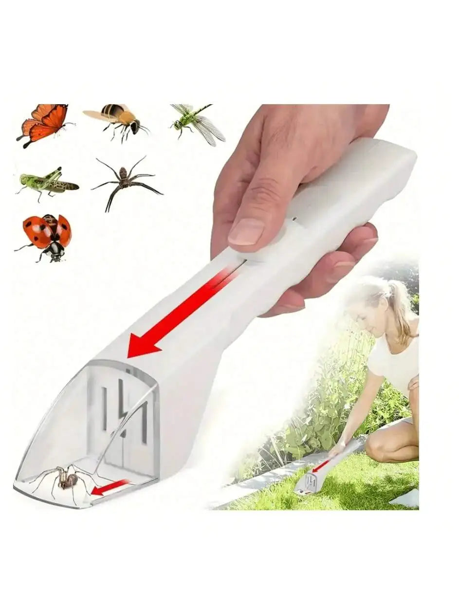 Handheld Insect Trap – Chemical-Free Bug Catcher Tool Insect Catcher Tool Qme