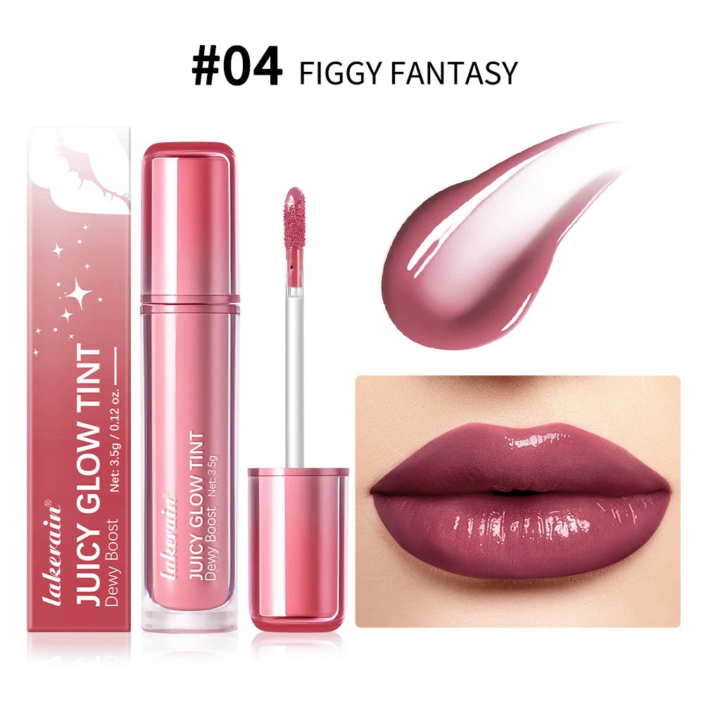 Lakerain Juice Mirror Lip Gloss – Hydrating & Long-Lasting Lip Gloss Qst 04