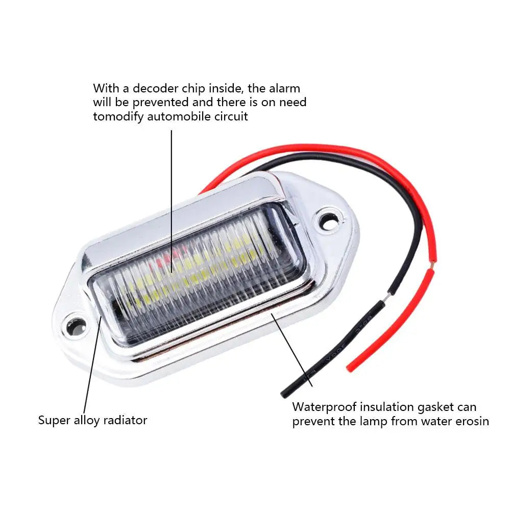 LED License Plate Light for SUV Truck Trailer Van | Qme License Plate Light Qme