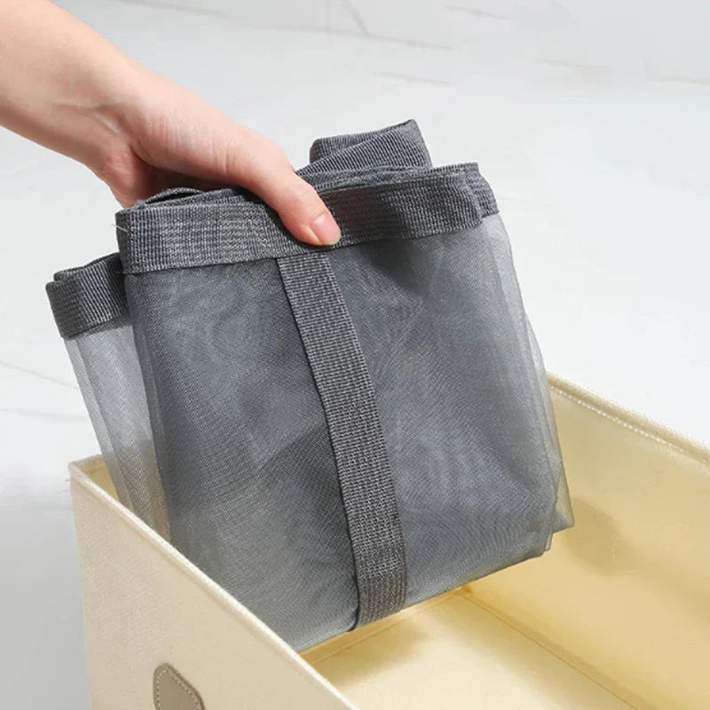 Collapsible Laundry Hamper – Waterproof PVC Basket with Handle Collapsible Laundry Hamper Qme