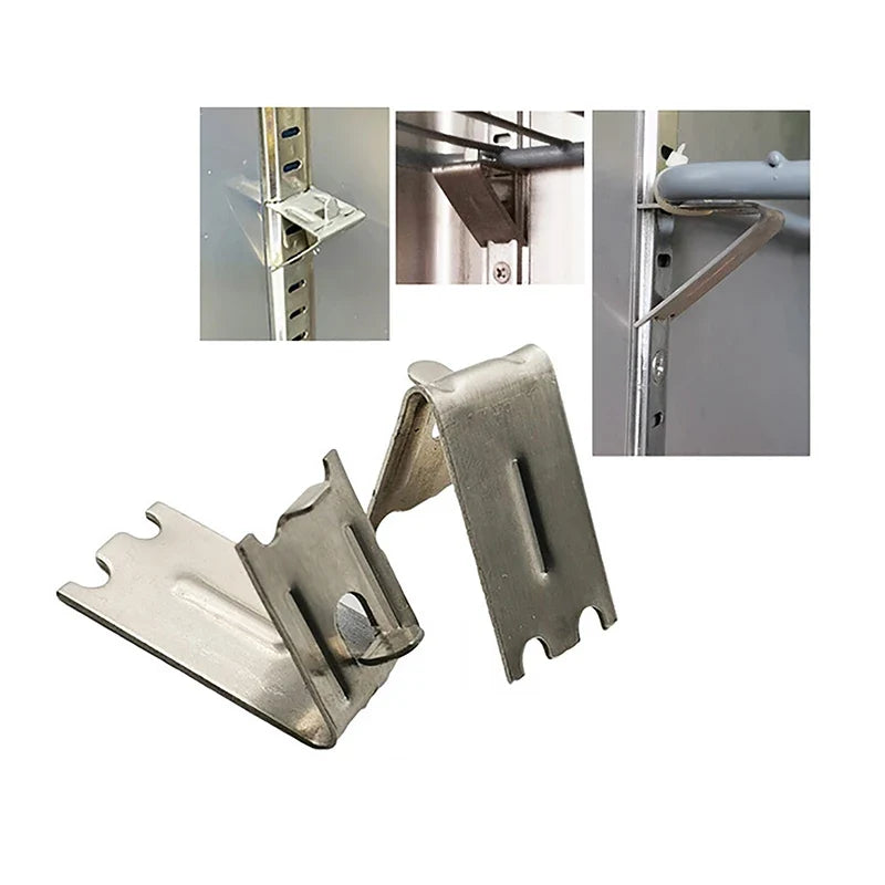 304 Stainless Steel Freezer Shelf Clips – Fridge Bracket Freezer Shelf Clips Qme