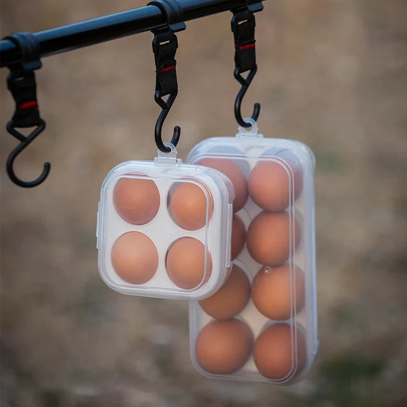 Portable Shockproof Egg Storage Box for Camping & Travel Egg Storage Carrier Qme
