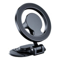 Magnetic Car Phone Mount – 360° Rotation Foldable Holder Car Phone Mount Qme black