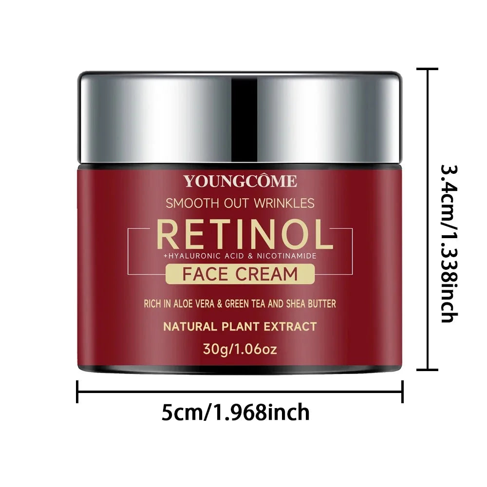 YOUNGCOME Retinol Firming Cream – Moisturizing & Brightening Retinol Face Cream Qst 30G