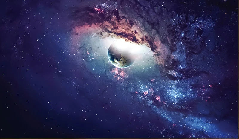 Solar System Space Canvas Wall Art Poster – HD Print Décor