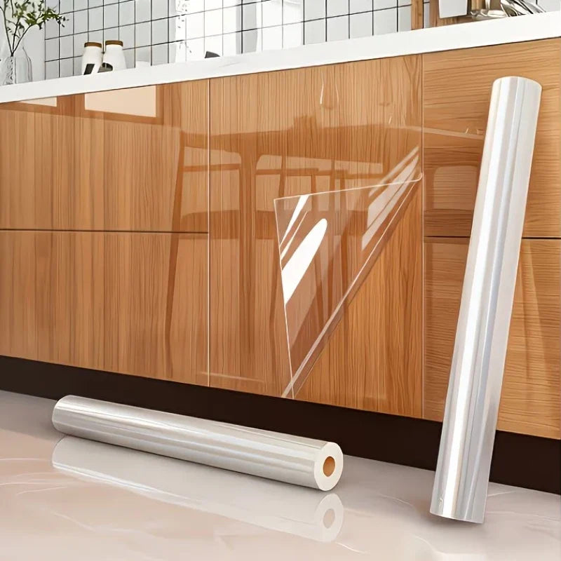 Transparent Wall Static Cling Film – Waterproof & Oil-Proof Wall Cling Film Qme 001 40cmX10m