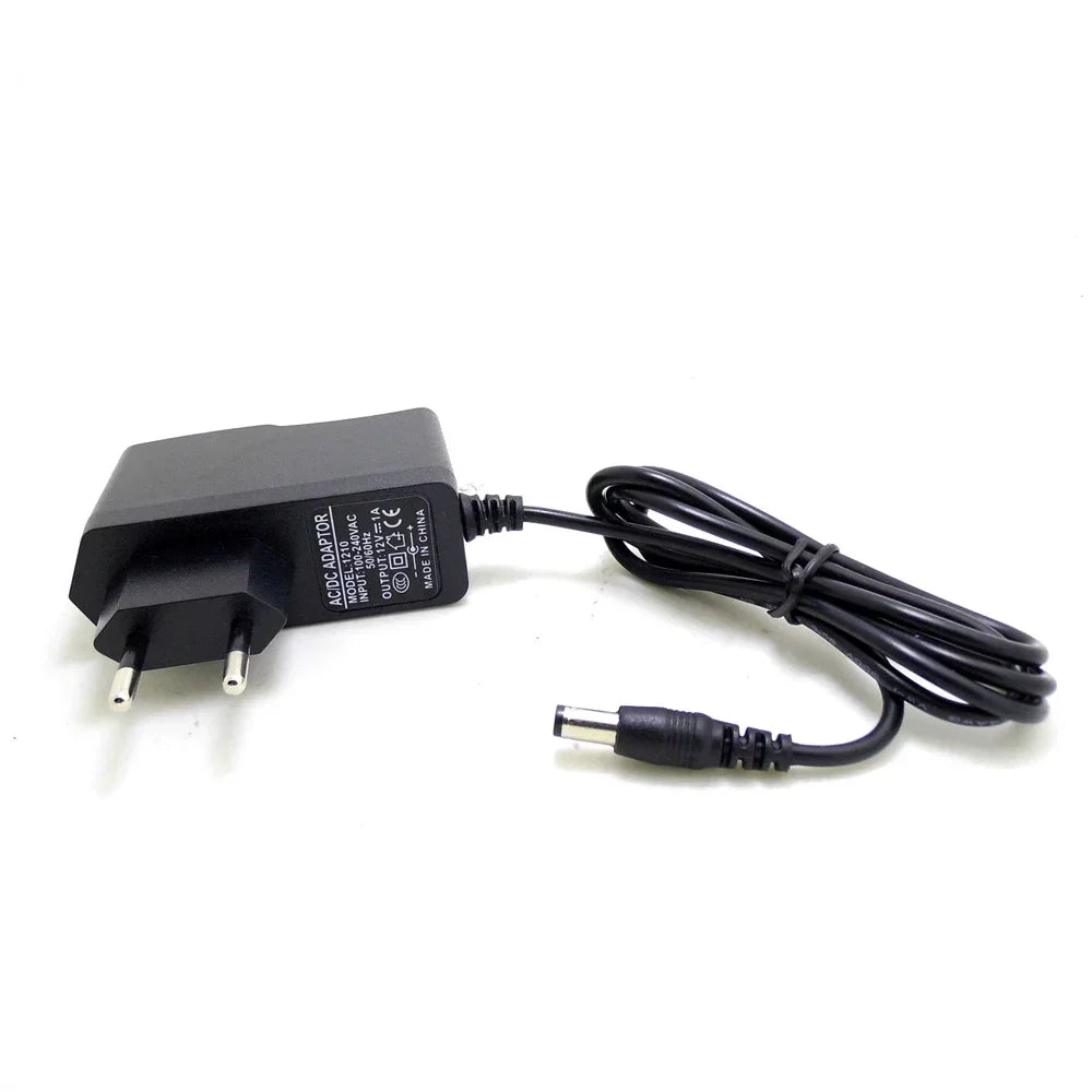 ANPWOO EU Plug 12V 1A AC/DC Power Adapter for CCTV Cameras AC/DC Power Adapter Qme