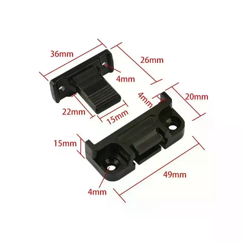 Panel Connector Quick-Release Fixing Clips – Pack of 10 | Qme Furniture Connector Clips Qme