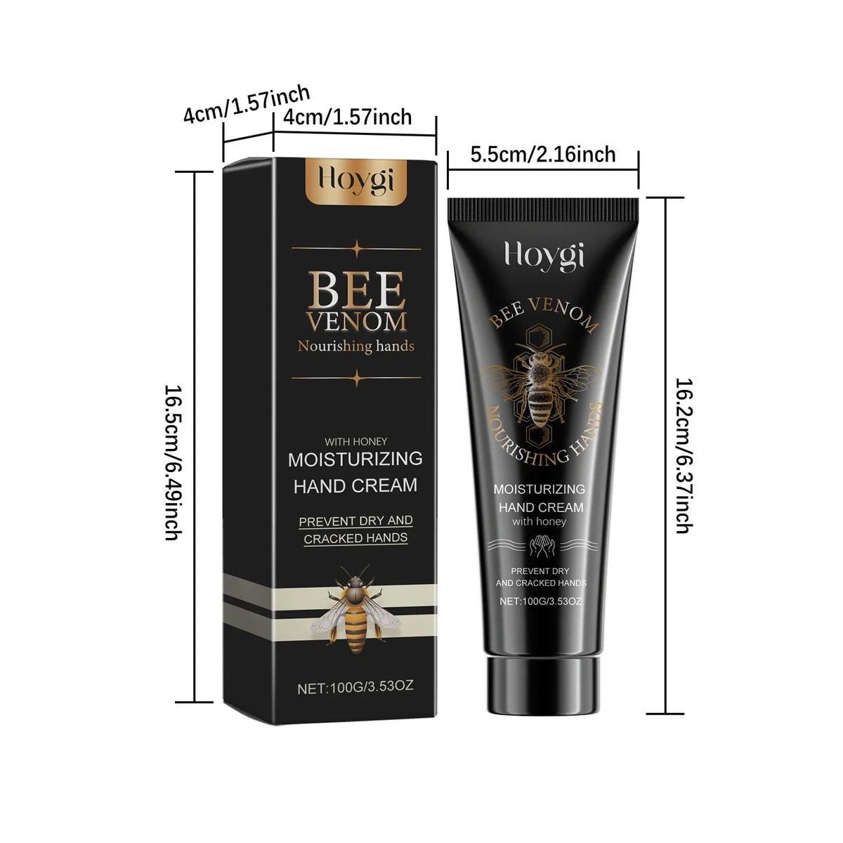 Bee Venom Hand Cream – Deep Moisture, Non-Greasy Formula Moisturizing Hand Cream Qme