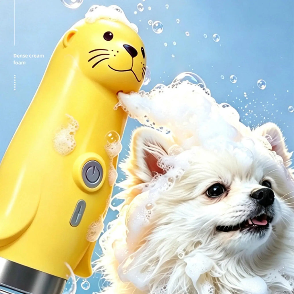 Rechargeable Automatic Pet Shampoo Foam Sprayer – Dogs & Cats Pet Grooming Sprayer Qme