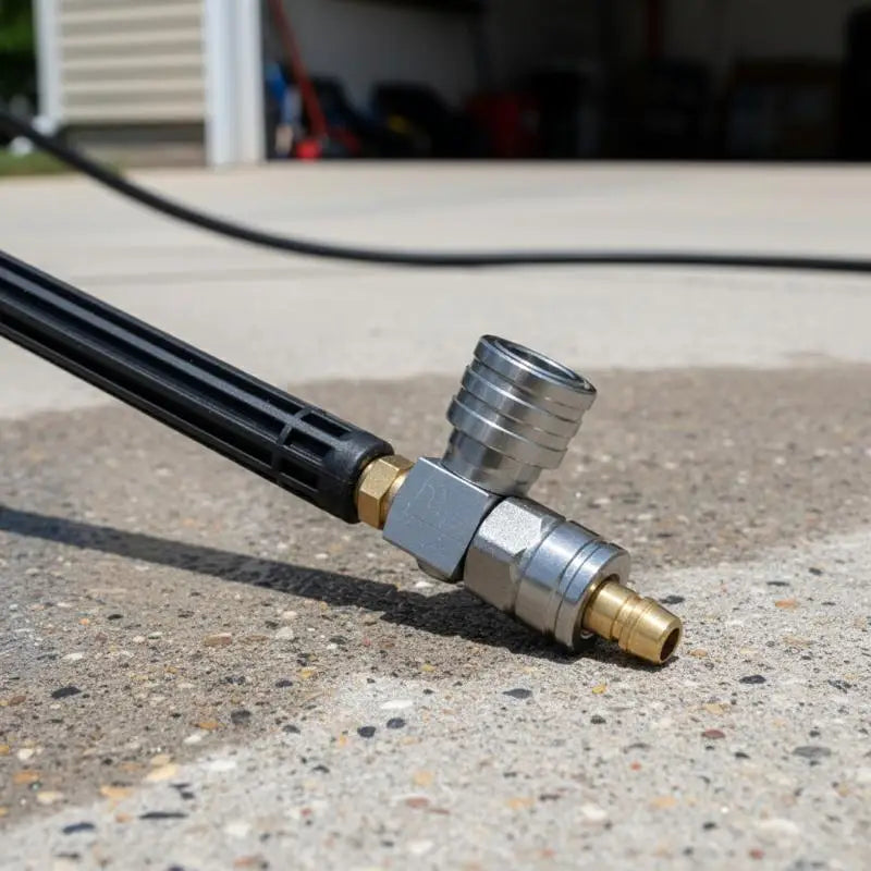 360° Rotatable Jet Nozzle 1/4" Quick Connect Adapter Jet Nozzle Adapter Qme