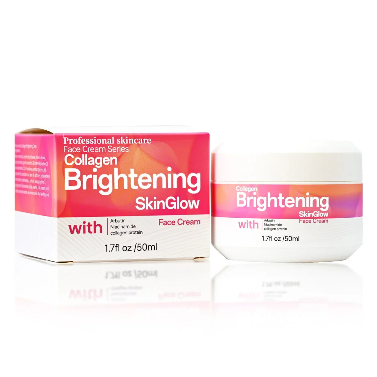 Collagen & Hyaluronic Acid Face Cream – Smoothing & Brightening Face Moisturizer Cream Qme