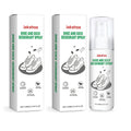 Shoe & Sock Deodorizing Spray | Antibacterial, Long-Lasting Shoe Deodorizing Spray Qme 2 X 100ml Boxed