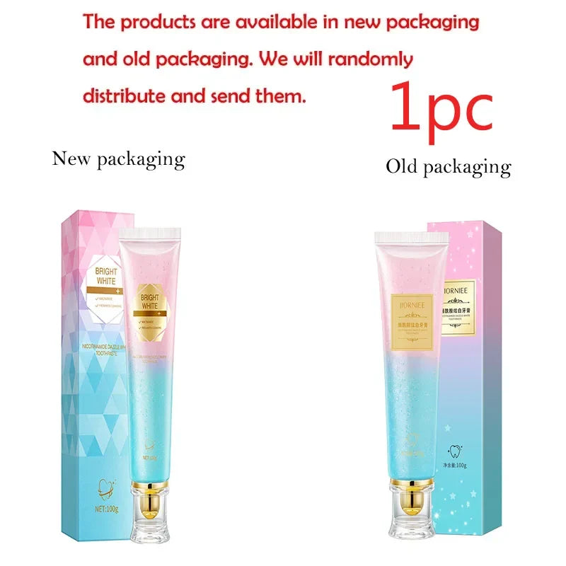 Niacinamide Whitening Toothpaste – Brightens & Protects Enamel Whitening Toothpaste Qme 1Pcs