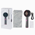 Qme Electric Vibration Scalp Massager Comb with Red Light Scalp Massager Comb Qme black USB Type-C