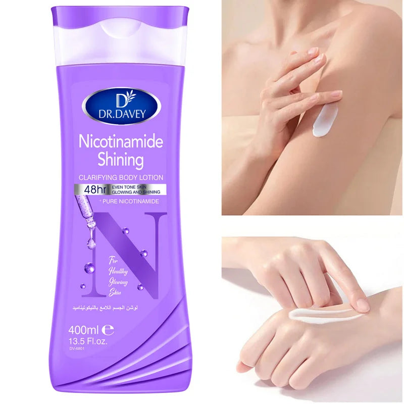 DR.DAVEY Nicotinamide Body Lotion – Moisturizing Family Pack Body Lotion Qst