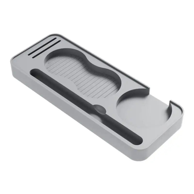 Non-Slip Silicone Coffee Tamper Pad & Espresso Tool Holder Coffee Tamper Pad Qme Gray