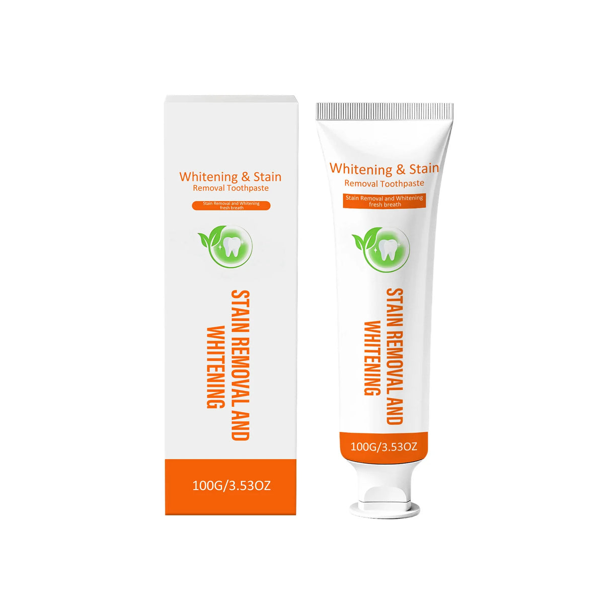 Whitening Toothpaste – Stain Removal, Fresh Breath & Gum Care Whitening Toothpaste Qst 100g boxed