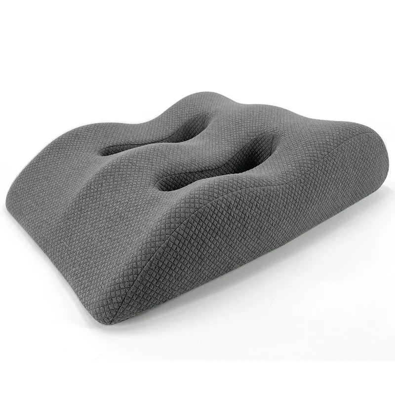 Memory Foam Leg Elevation Pillow – Breathable Support Cushion Leg Elevation Pillow Qst Deep Gray 54x43x15cm
