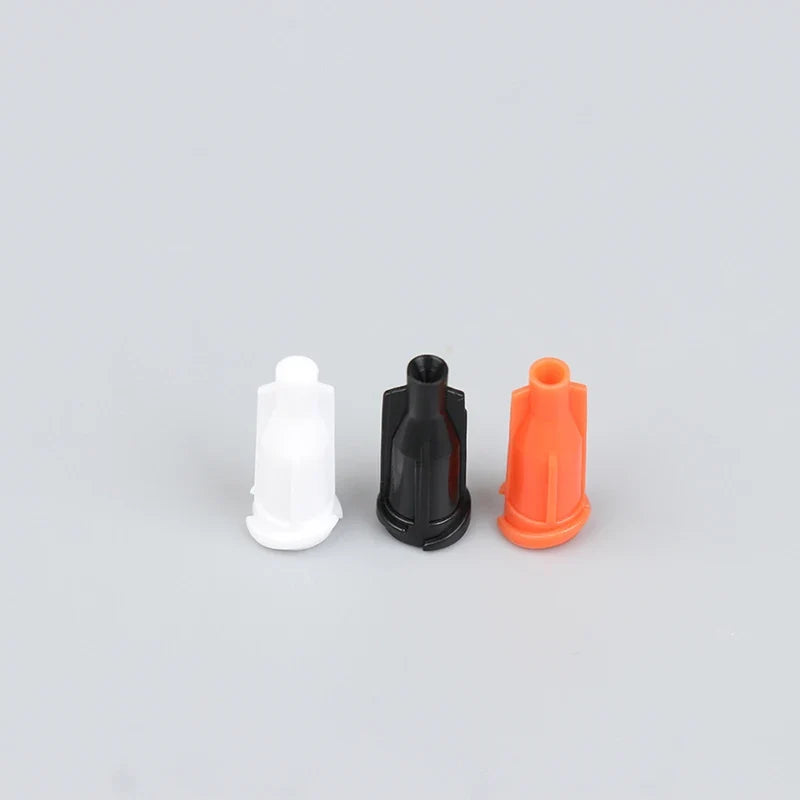 Plastic Syringe Tip Caps – 100 pcs Dispensing Needle Plugs Dispensing Needle Caps Qme