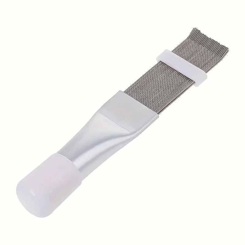 AC Fin Cleaning Brush & Straightener Tool | Iron Comb AC Fin Cleaning Tool Qme