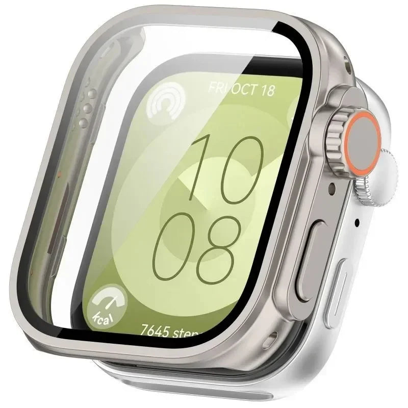 Tempered Glass Screen Protector Case for Huawei Watch Fit 3 Watch Screen Protector Qme Starlight for Huawei Fit 3