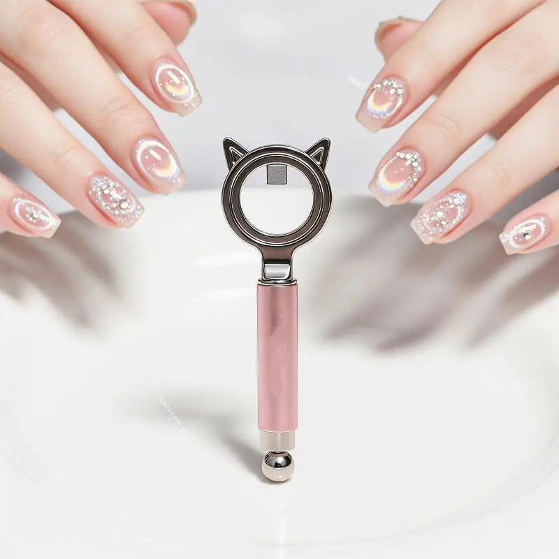 Cat Eye Nail Magnet Tool – 3-Second Black Hole Effect | Qme Nail Art Magnet Tool Qme