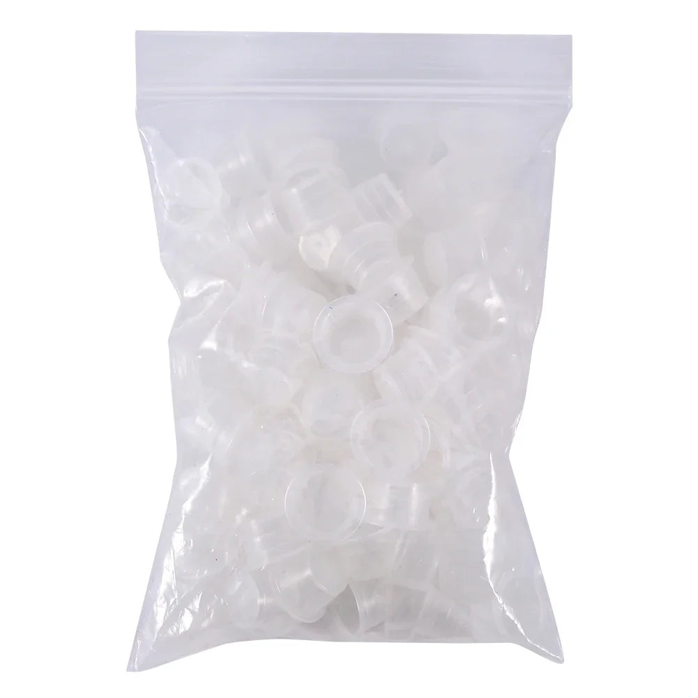 Plastic Tattoo Ink Cup Pots – Pigment Caps for Microblading Tattoo Ink Cups Qme L