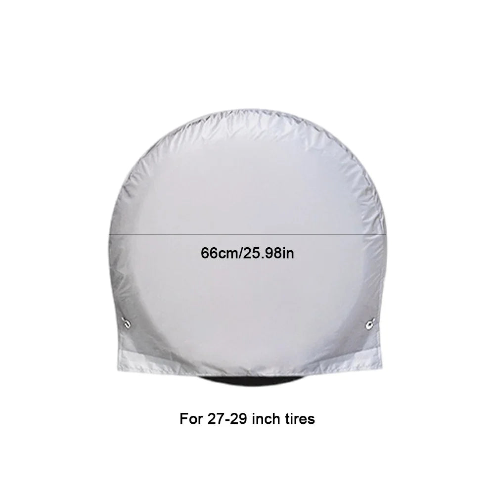 UV Resistant Spare Tire Cover | Waterproof Wheel Protector Spare Tire Cover Qme