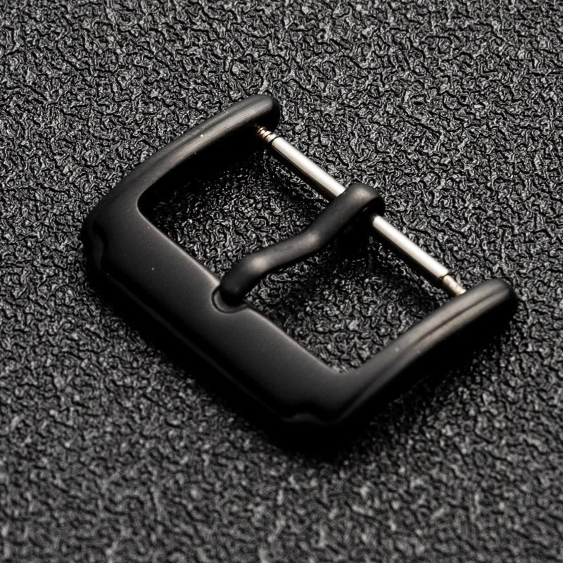 Stainless Steel Watch Buckle Clasp Replacement + Tool | 8 Colors Watch Buckle Clasp Qme Black 18mm