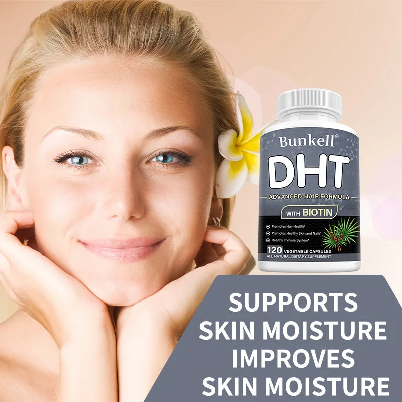 DHT Blocker with Biotin – Hair, Skin & Nail Supplement Hair Growth Supplement Qst