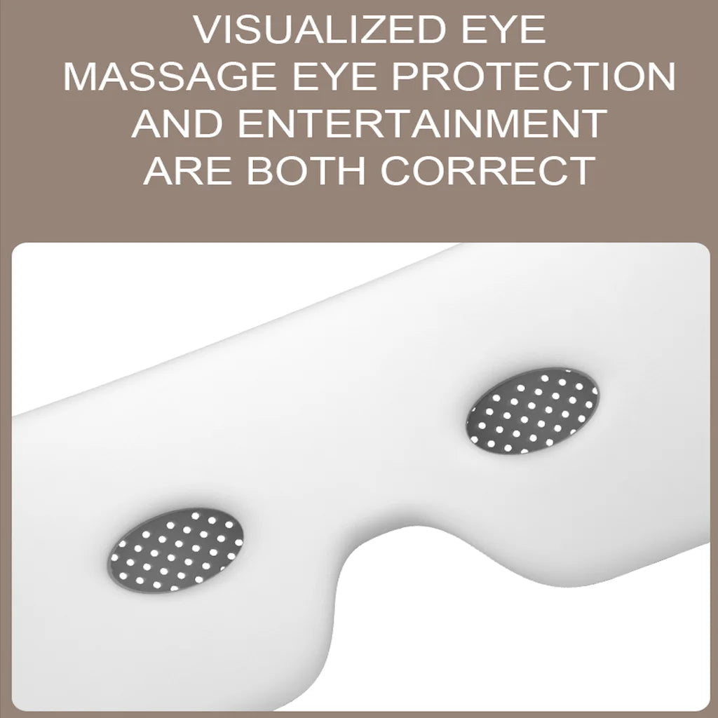 VIMYSHOW Eye Massager Bluetooth 4 Modes Airbag Kneading Eye Massager Qst