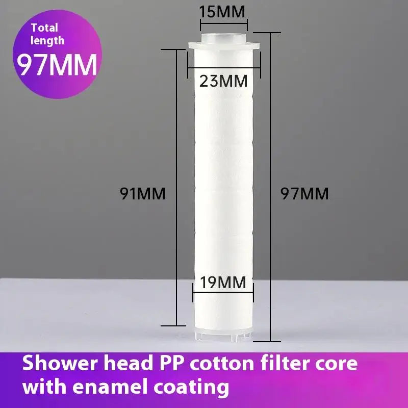 10-Pack Universal Shower Head PP Cotton Filter Replacements Shower Filter Replacement Qst 5