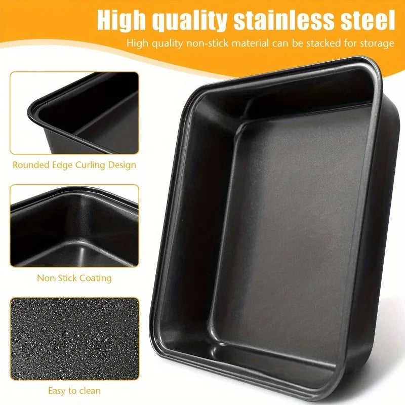 Galavilly Carbon Steel Nonstick Baking Pan – Cake, Bread & Cookies Nonstick Baking Pan Qme