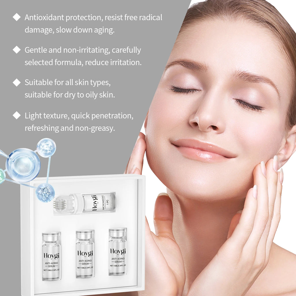 Hoygi 30ml Hydrating Face Serum Roller Set – Firming & Glow Face Serum Roller Qst