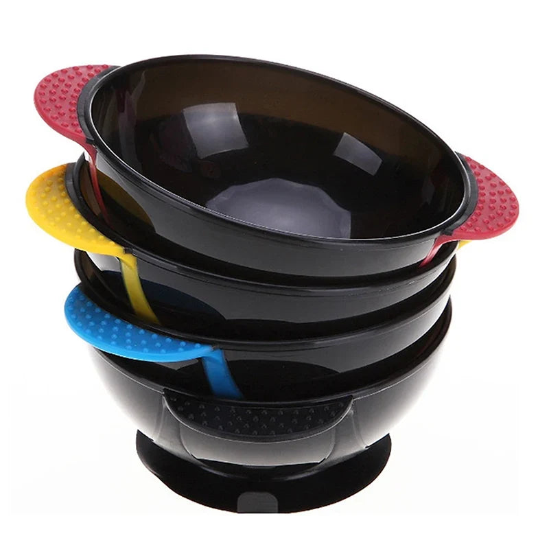 Professional Hair Dye Mixing Bowl with Suction Cup Base Hair Coloring Tool Qme