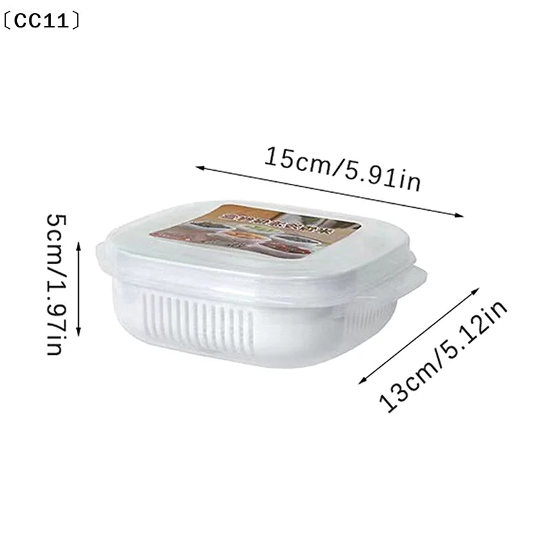 Rice Portion Fresh-Keep Box – Freezer & Microwave Safe Container Food Storage Container Qme