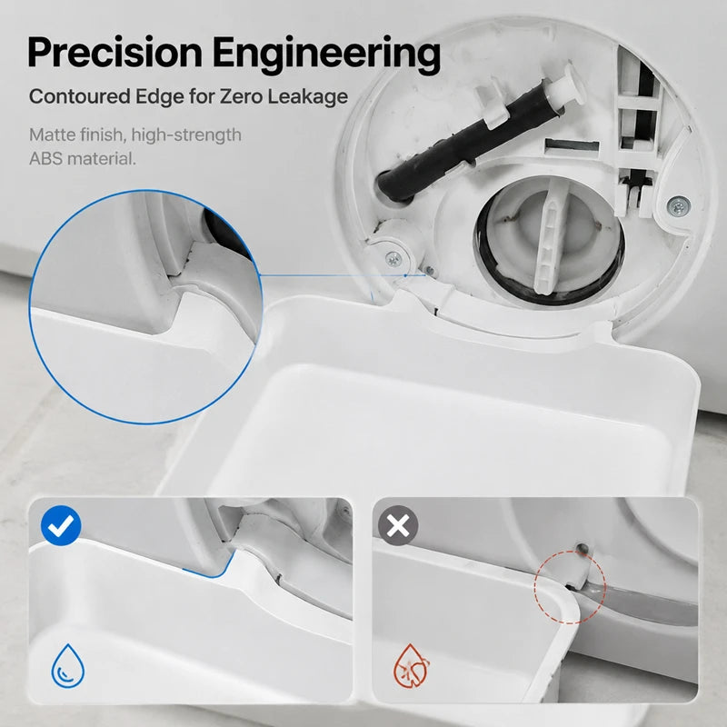 Washing Machine Drain Tray – Lint Filter & Leak-Proof Drip Box Washing Machine Tray Qst