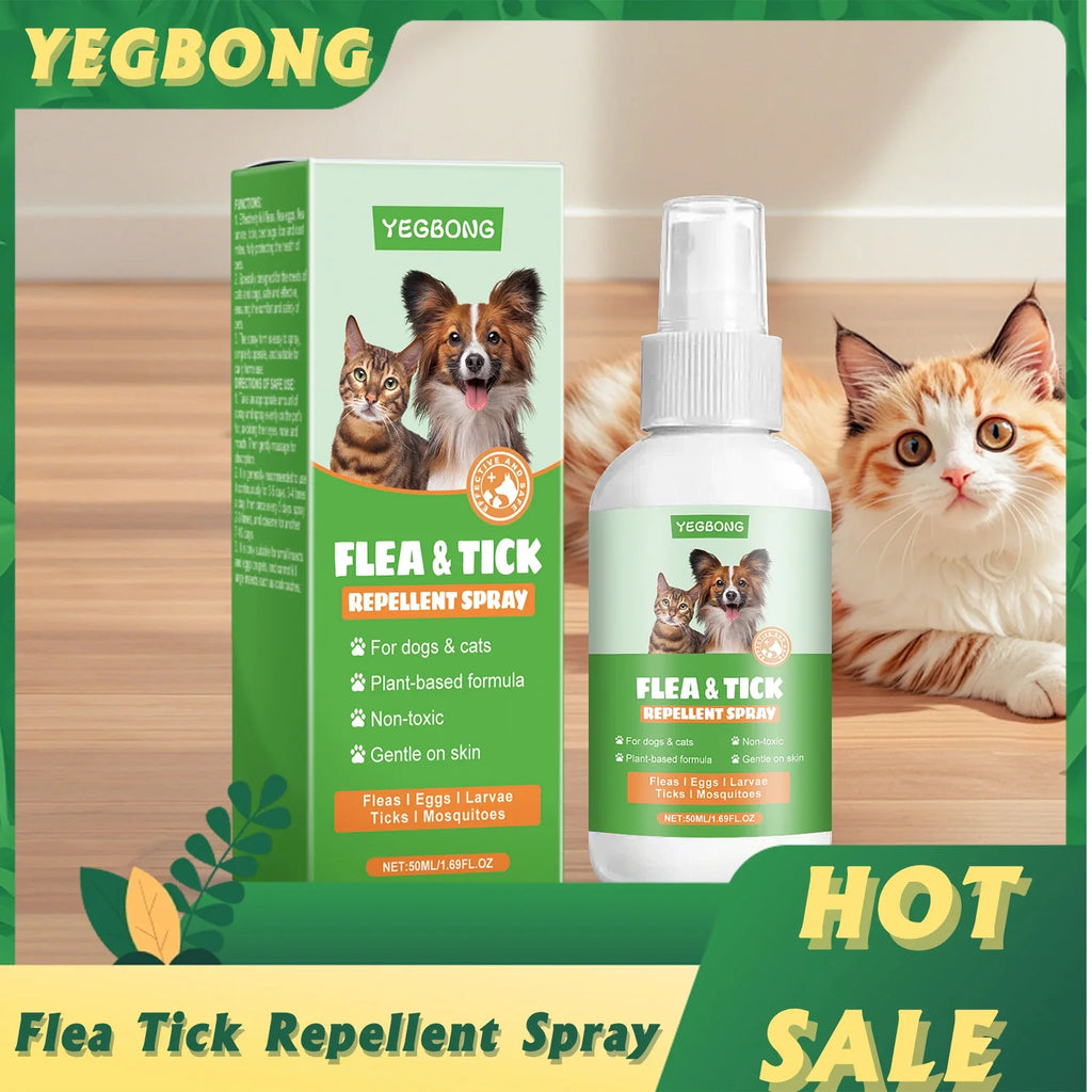 Pet Flea & Tick Repellent Spray for Dogs & Cats | Qme Pet Flea Tick Spray Qme Default Title